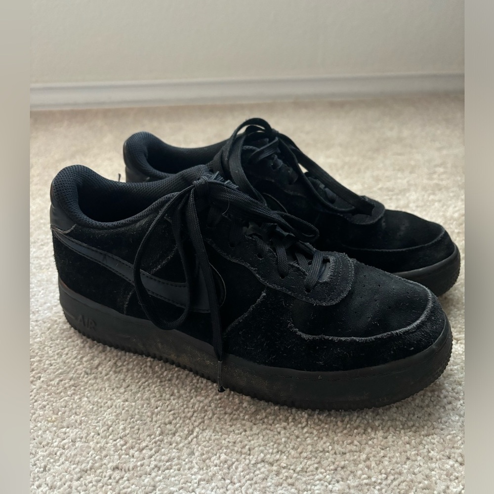 Nike Air Force 1 Low '07 Black Suede